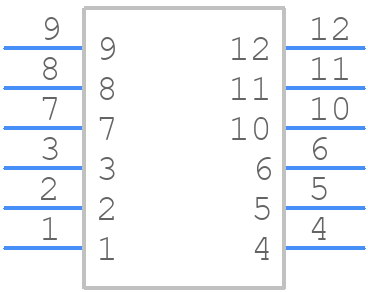 TT41NGPC9T1/4 - TE Connectivity - PCB symbol