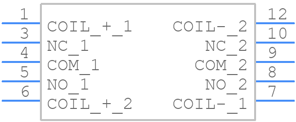 V23079D2011B301 - TE Connectivity - PCB symbol