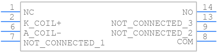 V23100V4312C010 - TE Connectivity - PCB symbol