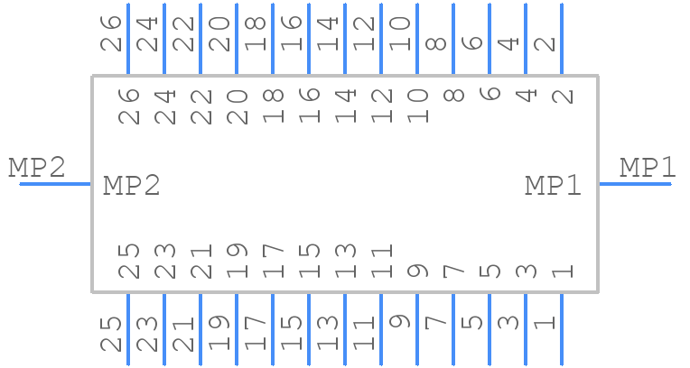 DF11C-26DP-2V(57) - Hirose - PCB symbol