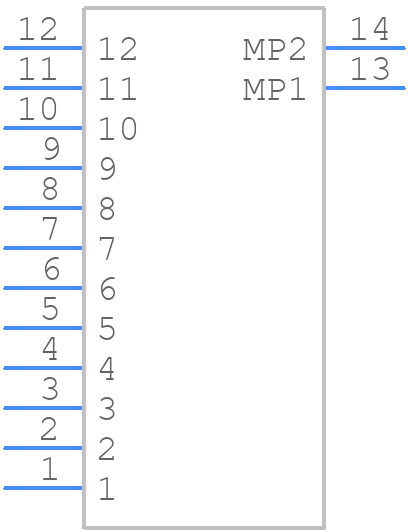 DF13A-12P-1.25H(21) - Hirose - PCB symbol