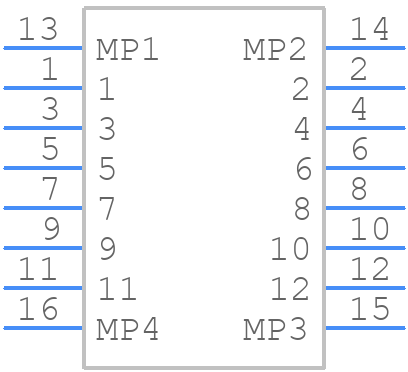 DF40C-12DP-0.4V(58) - Hirose - PCB symbol