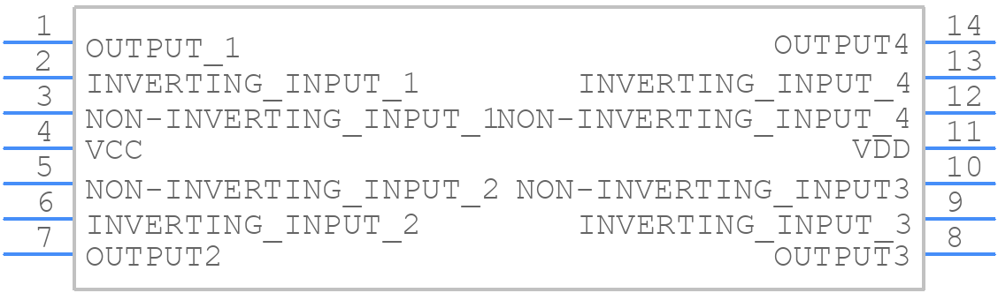 TSV324ID - STMicroelectronics - PCB symbol