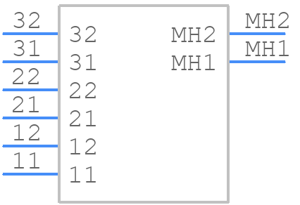 DF60-3P-10.16DSA(26) - Hirose - PCB symbol