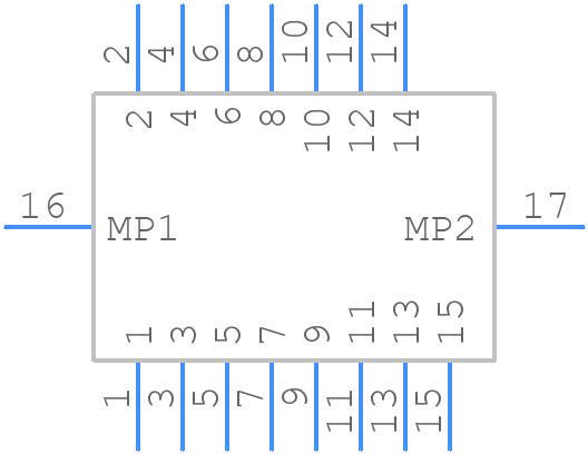 DF9-15P-1V(32) - Hirose - PCB symbol