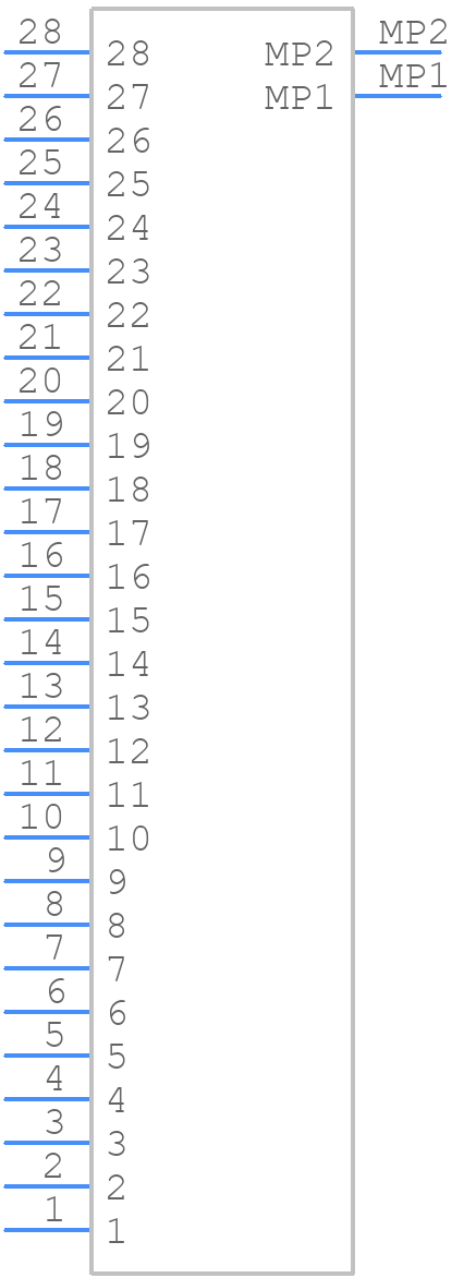FH12A-28S-0.5SH(55) - Hirose - PCB symbol