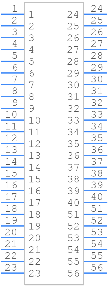 FX12B-40S-0.4SV - Hirose - PCB symbol
