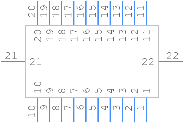 FX20-20S-0.5SV - Hirose - PCB symbol
