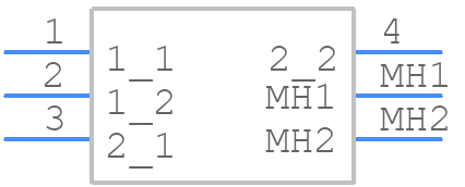 FX30B-2S-3.81DS - Hirose - PCB symbol