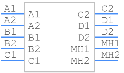 FX30B-4S-3.81DS - Hirose - PCB symbol