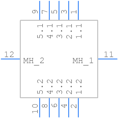 FX30B-5P-3.81DSA30 - Hirose - PCB symbol
