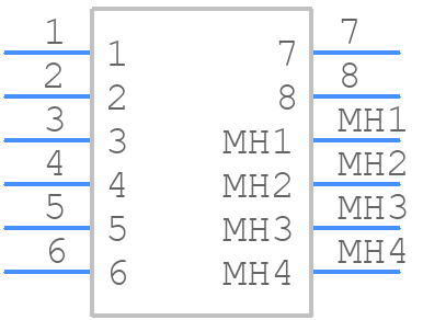 TM11R-5C-88(50) - Hirose - PCB symbol