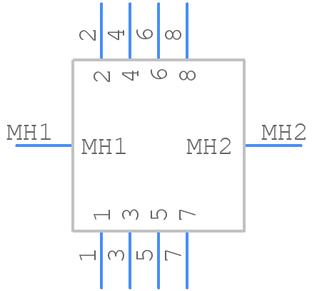 TM11R-5L-88(50) - Hirose - PCB symbol