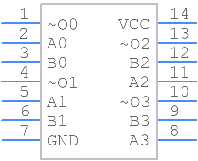 74LCX02MTC - onsemi - PCB symbol