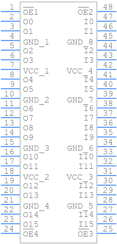 74LVT162244MTD - onsemi - PCB symbol