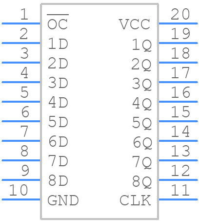 74VHC574MTC - onsemi - PCB symbol