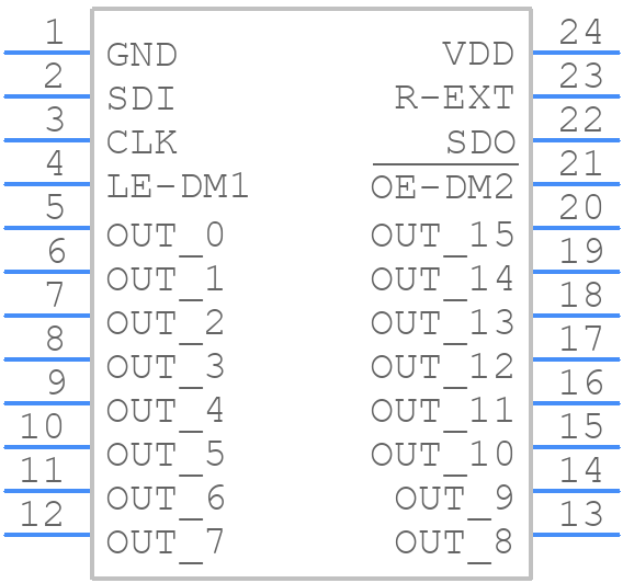 STP16DP05MTR - STMicroelectronics - PCB symbol