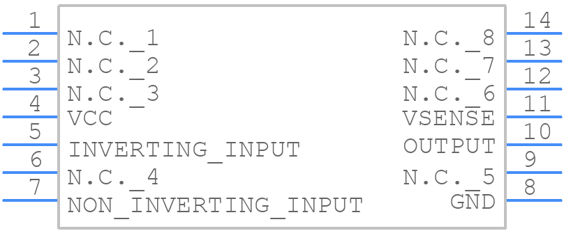 TDE1747FP - STMicroelectronics - PCB symbol