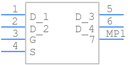 FDMA8051L - onsemi - PCB symbol
