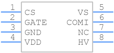 FL7733AMX - onsemi - PCB symbol