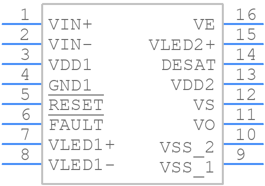 FOD8316R2V - onsemi - PCB symbol
