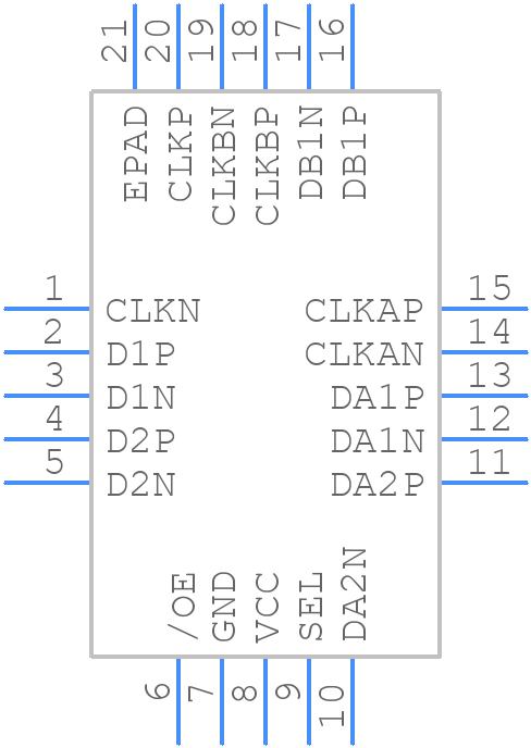 FSA641UMX - onsemi - PCB symbol