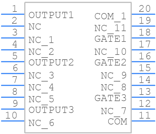 ACS302-5T3-TR - STMicroelectronics - PCB symbol