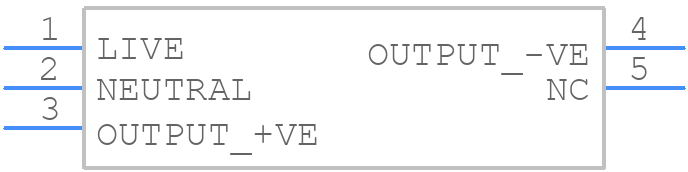 VCP24US15 - XP POWER - PCB symbol