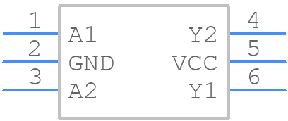 NC7WZ07FHX - onsemi - PCB symbol