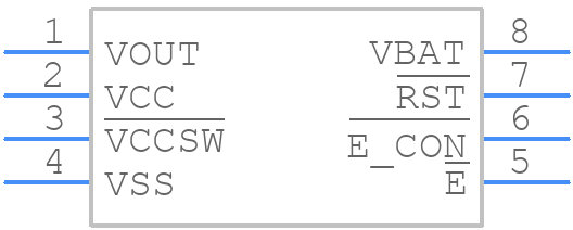 STM795RM6E - STMicroelectronics - PCB symbol