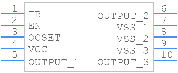 AP1539SDPG-13 - Diodes Incorporated - PCB symbol