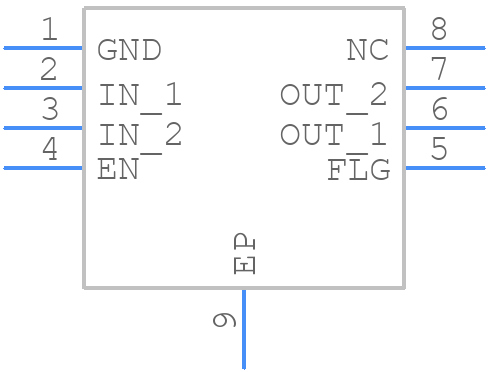 AP2411MP-13 - Diodes Incorporated - PCB symbol