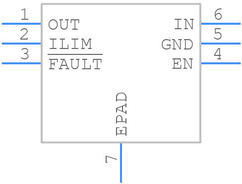 AP2553AFDC-7 - Diodes Incorporated - PCB symbol