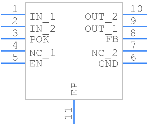 AP7167-FNG-7 - Diodes Incorporated - PCB symbol