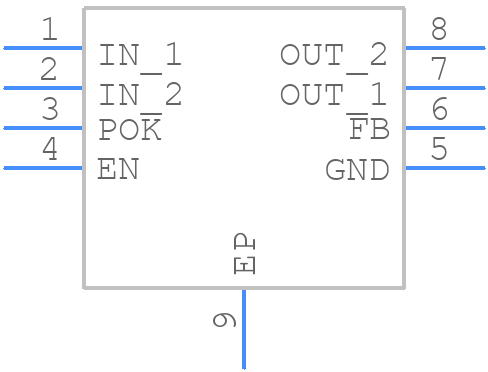 AP7167-SPG-13 - Diodes Incorporated - PCB symbol