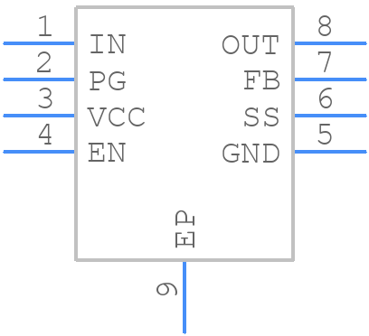 AP7173-SPG-13 - Diodes Incorporated - PCB symbol