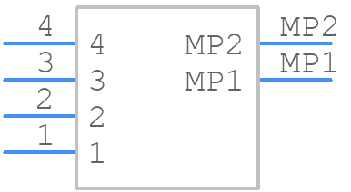 KUSBX-SMT4-ASFS1N-BTR - Kycon - PCB symbol