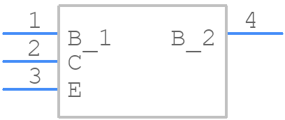 FZT757TA - Diodes Incorporated - PCB symbol