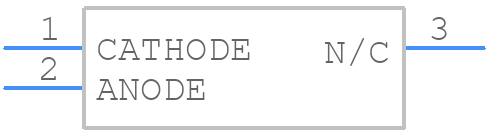 LM4041CFTA - Diodes Incorporated - PCB symbol