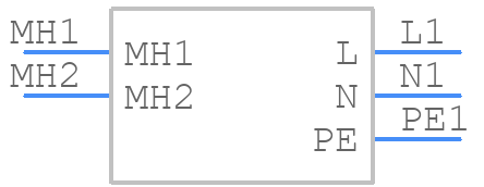DD21.0124.1111 - SCHURTER - PCB symbol