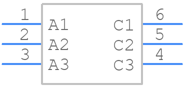 MMBD4448HTW-7-F - Diodes Incorporated - PCB symbol