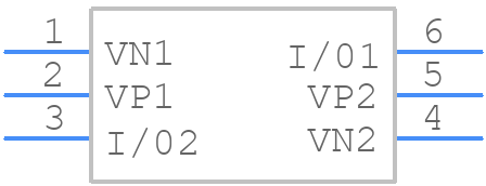 SDA004-7 - Diodes Incorporated - PCB symbol