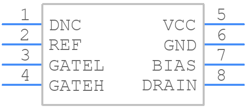 ZXGD3103N8TC - Diodes Incorporated - PCB symbol