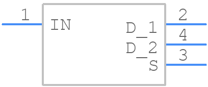 ZXMS6006DGTA - Diodes Incorporated - PCB symbol