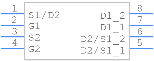 FDS6986AS - onsemi - PCB symbol