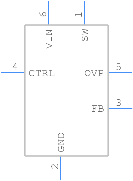 TS19371CX6 - Taiwan Semiconductor - PCB symbol