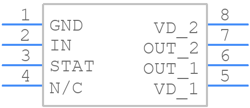 NCV8445DR2G - onsemi - PCB symbol