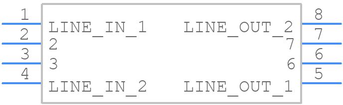 SP03-3.3BTG - LITTELFUSE - PCB symbol