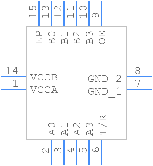FXL4T245BQX - onsemi - PCB symbol