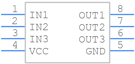 FMS6363CSX - onsemi - PCB symbol
